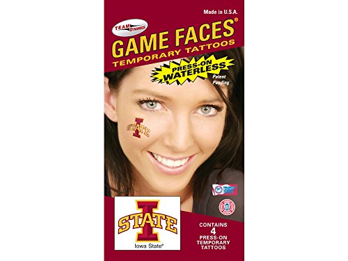 Iowa State Cyclones 4-Pack Waterless Temporary Tattoos