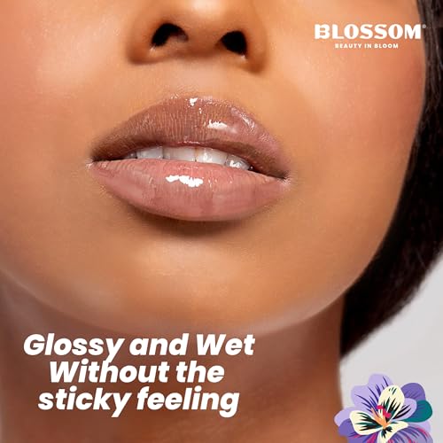Blossom Pickle Lip Gloss with Real Flowers & Jojoba Oil