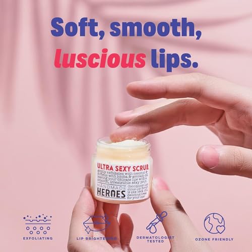 Natural Coconut Lip Scrub & Mask Set - Vegan Exfoliator