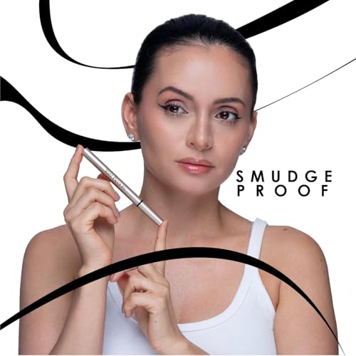 YazzBeauty Waterproof Smudge-Proof Liquid Eyeliner Pen ? Long-Lasting Matte Black, Quick Dry, Precise Tip for Bold & Defined Eyes, All-Day Wear, Sweat & Humidity Resistant