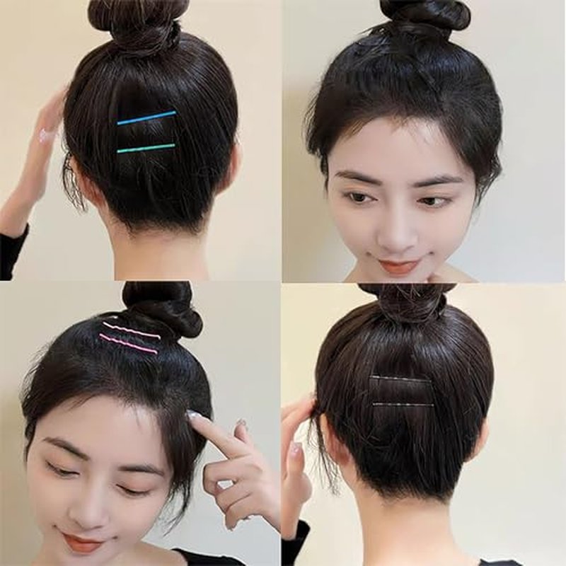 50 Bobby Pins with Metal Storage Box - Hair Clips for All Hair Types