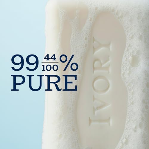 Ivory Gentle Bar Soap, 99.44% Pure, 12 Count