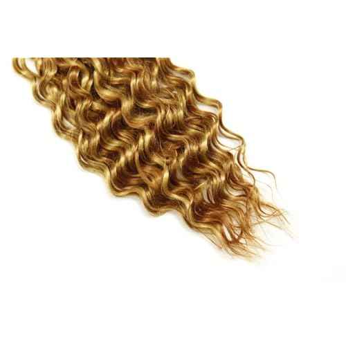 Color 27 Human Hair Bundles 27/30 Water Wave Bundles 12 12 12 Inch Huxowax Unprocessed Virgin Remy Hair Extensions Light Brown Color