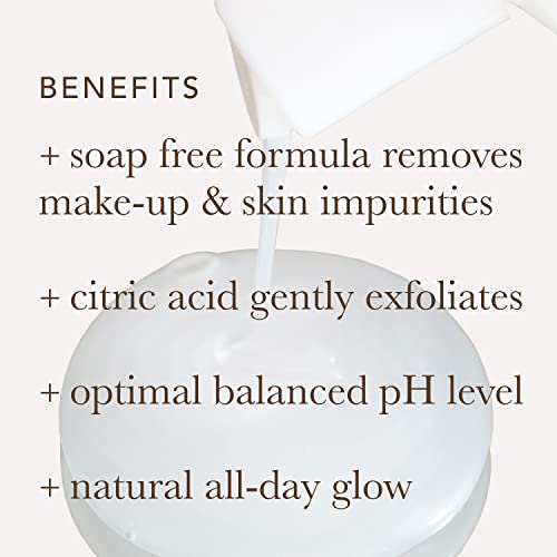 Alpha Skin Care Refreshing Face Wash, Gentle Soap-Free Formula, Citric AHA, Cleanses, Purifies, Tones & Restores pH, All Skin Types, Removes Make-Up & Oil, Anti-Aging Ingredients, 6 Oz