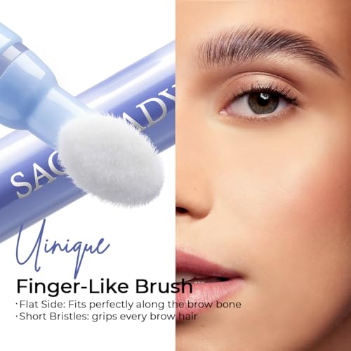 SACE LADY Lift Lock Brow Gel, Glue-Like Hold Clear Eyebrow Gel, With Finger-Like Brush, Long-Last Up To 16 Hours Transparent Eyebrow Glue