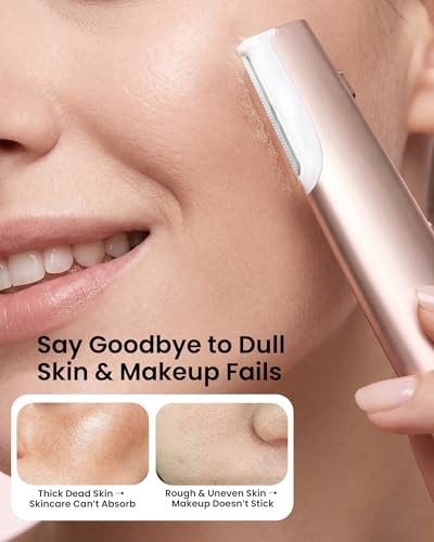 Sonic Dermaplane Razor for Women | LED 14000 RPM Facial Hair Removal