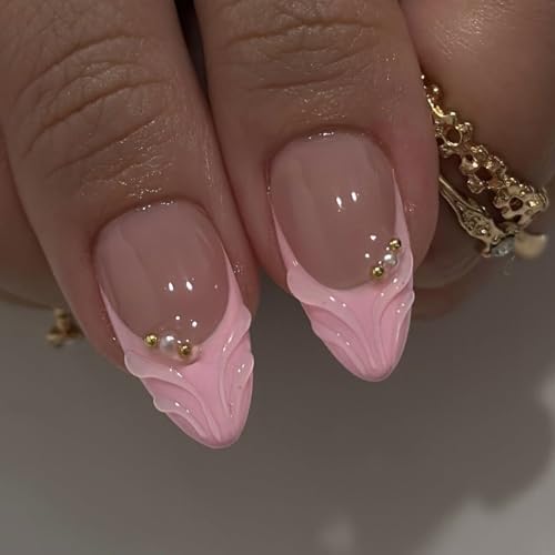 Press On Nails Kit - 24pc Salon Almond Nails