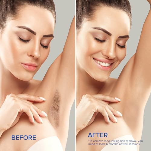 MAREE Hard Wax Beads - Hair Removal Kit with Marine Collagen Shea Butter & Aloe Vera - Body & Bikini - For Sensitive Skin - 450G (Pack of 2)