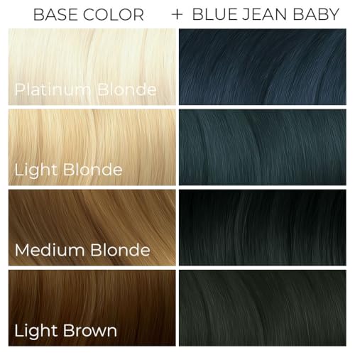 Arctic Fox Blue Jean Baby Semi-Permanent Hair Color - 4 fl oz, Vegan & Long-Lasting