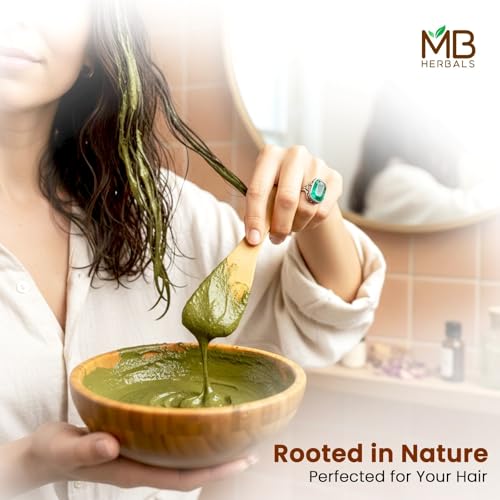 MB Herbals 100% Pure Henna Powder 8 oz - Natural Orange-Red Hair Color