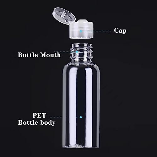 DNSEN 5 Pack 3.4oz TSA Travel Bottles, Leak Proof