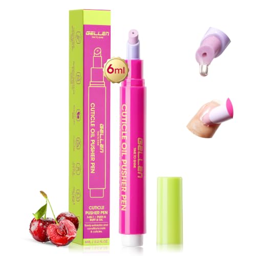 Gellen 4-in-1 Cuticle Oil Pusher Pen - Moisturize & Groom Nails