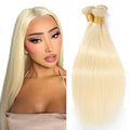 613 Blonde Virgin Hair Bundles 14" Straight 3-Pack