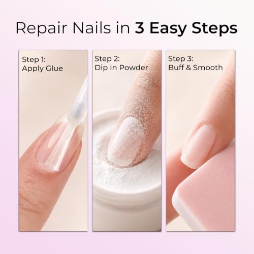 ORLY Nail Rescue Kit - 3-Step Repair for Broken & Cracked Nails