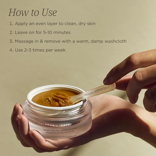 Colleen Rothschild Honey Nectar Radiance Mask ? Brightening Vitamin C & Bakuchiol Face Mask with Honey Complex for Glow & Hydration
