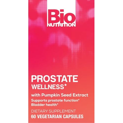 Bio Nutrition Prostate Wellness with Pumpkin Seed Extract 60 Capsules