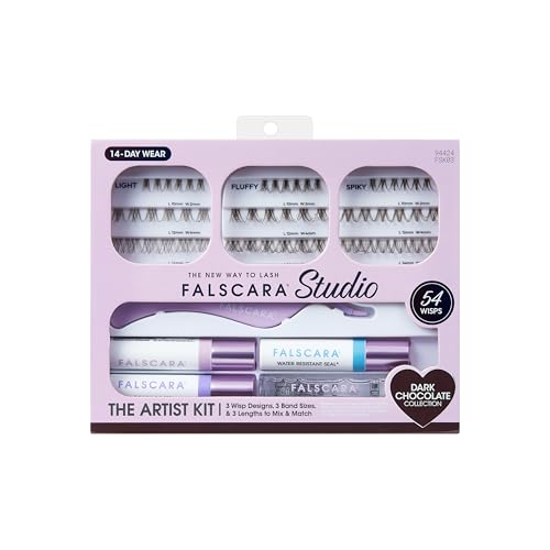 Falscara Studio Lash Extension Kit - 54 Stackable Clusters