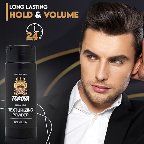 TOKOYA Texturizing Powder - 25g | Instant Volume, Matte Finish, Long-Lasting Hold