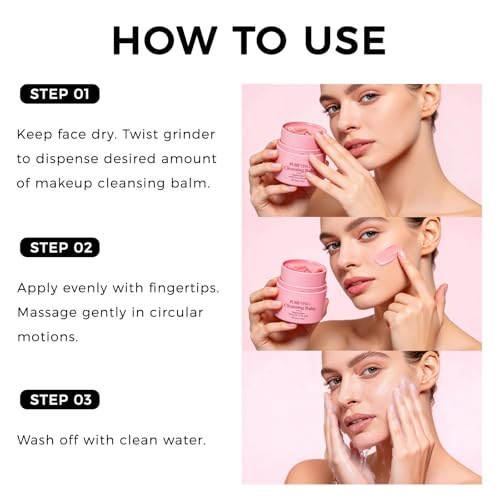 Gentle Strawberry Grinding Cleansing Balm - Makeup Remover 1.76 oz
