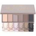 6-Color Nude Smokey Eyeshadow Palette with Mirror