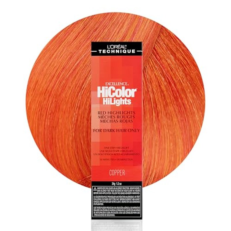 L'Oréal HiColor Red Highlights - Permanent Hair Color for Dark Hair