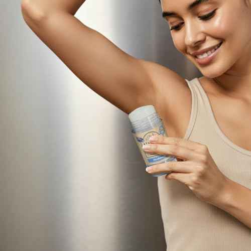 A La Maison de Provence Natural Aluminum-Free Deodorant Traditional French Milled Formula | Long Lasting Safe and Effective | Free of SLS, Parabens and Sulfates (3 x 2.4 oz, Lavender Aloe)