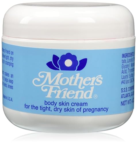 Cherioll Mothers Friend Body Skin Cream for The Stretched, Tight Dry Skin of Pregnancy 4 OZ (Pack of 2)