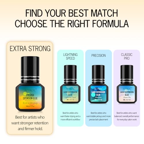 ACTROL Lash Extension Glue 5ml | Professional Adhesive