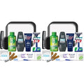 Convenience Kits International Men¡¯s Super Deluxe, 16-Piece Kit with Travel Size TSA Compliant Essentials in Reusable Zippered Toiletry Bag (Pack of 2)