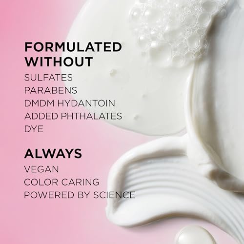 L'Oreal Paris Sulfate Free Bond Repair+ Shampoo,Hair Shampoo with Bond + Amino Acid Complex,Strengthens and Repairs Damaged or Color Treated Hair,EverPure,6.8 Fl Oz (Packaging May Vary),(Pack of 2)