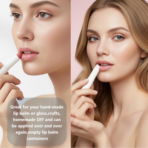 24Pcs Empty Lipstick Tubes 4ml Lip Balm Containers DIY