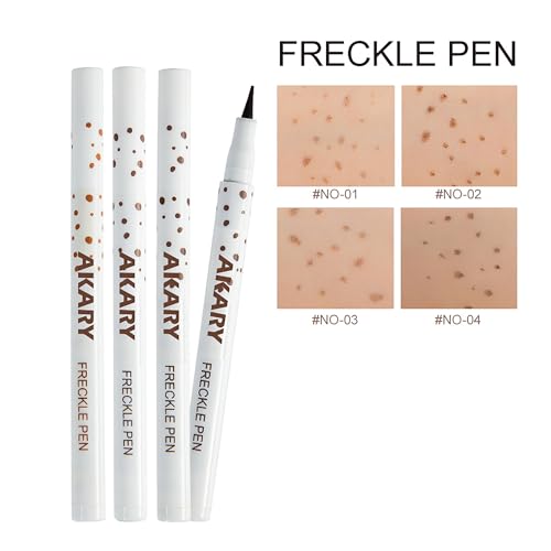 Freckle Pen - Natural Waterproof Face Concealer with Fine Tip - 0.03 Ounce #02 Natural Coffee