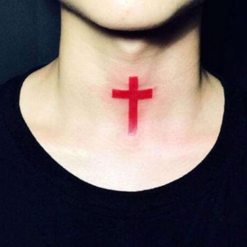 Red Cross Temporary Tattoo Stickers Waterproof 7 Sheets