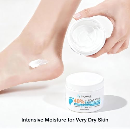 NOVAL 40% Urea Foot Cream with 2% Salicylic Acid - 8.8 OZ