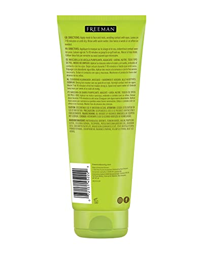 Freeman Feeling Beautiful Facial Clay Masque Avocado & Oatmeal 6 oz