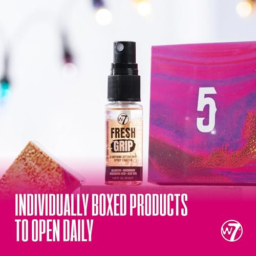 W7 Beauty Blast Makeup Advent Calendar 2025 - 24 Festive Surprises