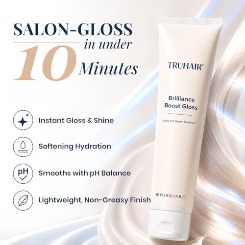 Truhair Brilliance Boost Clear Gloss Treatment - 6 Fl Oz