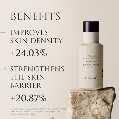Whole Plant Effect Concentrate(1.35fl oz) - Instant Absorbing Milky texture serum, with squalane, ceramide, fermented ginseng root, for deep hydration, strengthen skin barrier, Korean skin care