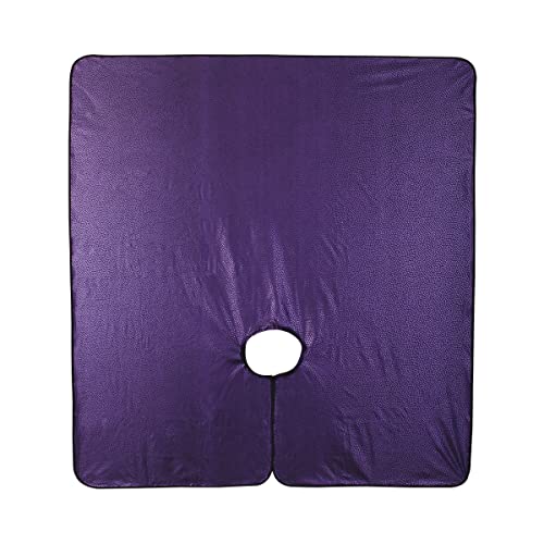 Cricket Encore All Purpose Professional Salon Cape ? Waterproof Bleach Proof Hair Styling Cape, Adjustable Neck Closure ? Extra-Large Coverage, Amethyst