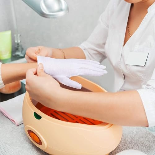 Soft White Cotton Moisturizing Gloves for Eczema & SPA Care - 12 Pairs