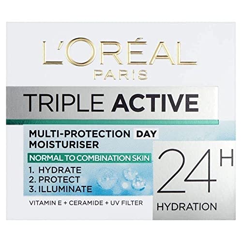 L¡¯Oreal Paris Dermo-Expertise Triple Active Day Multi-Protection Moisturiser - Normal & Combination Skin (50ml)