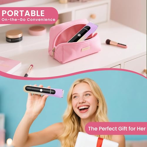 2 in 1 Electric Shaver Bikini Trimmer for Women with Digital Display, Dual Head LED Arrow Indicator, IPX7 Waterproof Wet & Dry Use Electric Razor for Leg Arm Body Face Bikini