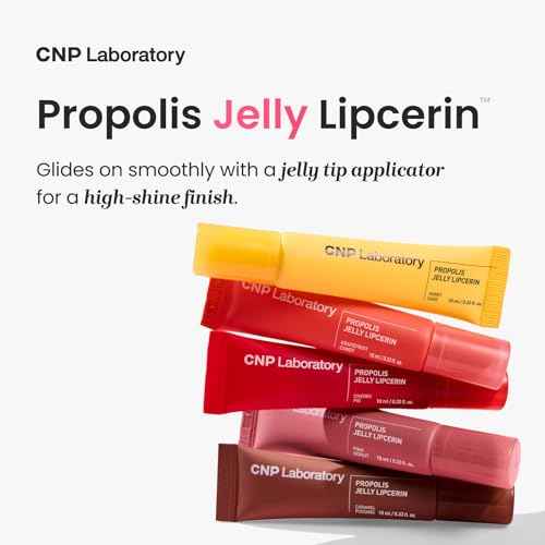 CNP Propolis Jelly Lipcerin¢â - 01 Honey Cake, Hydrating Lip Balm & Gloss with Manuka Honey + Hyaluronic Acid, Korean Skincare, 0.3 fl.oz.
