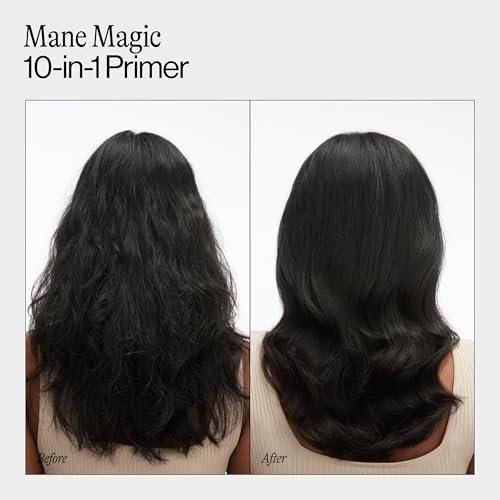 Eva NYC Mane Magic 10-in-1 Heat Protectant - Anti-Frizz Heat Protection Spray - Sunflower + Argan Oil - Blow Dry Spray + Detangler for Medium + Thick Hair - 10-in-1 Hair Primer - Vanilla Scent - 5floz