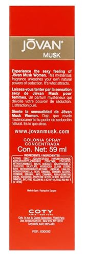 Jovan Musk Cologne Concentrate Spray 2.0 Oz