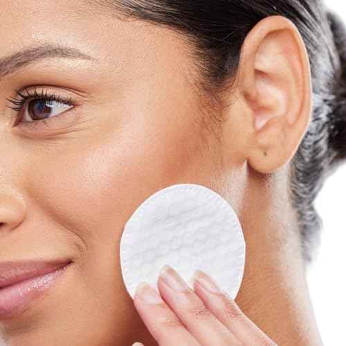 Intrinsics Cotton Naturelles (160 Count) - 2¡± Medium-High Absorbency Cotton Rounds, Lint-Free Hypoallergenic Cotton Pads, for Makeup Removal, Cleansing & Cosmetic Application