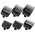 Wahl Clipper Guards Set 6-Piece 1/16" to 1/2" Black