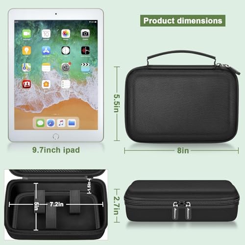 Hard EVA Beard Trimmer Case with Mesh Pocket & Carry Handle