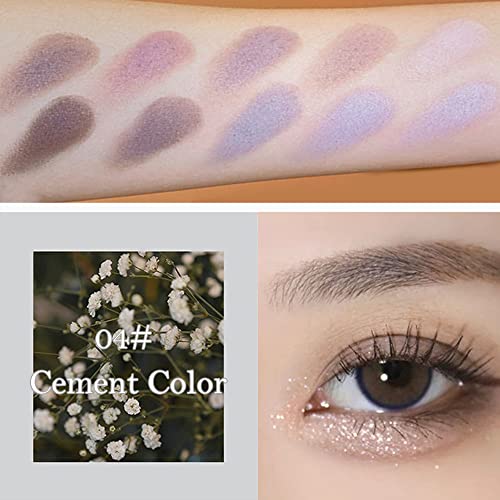 Erinde 10-Color Matte Eyeshadow Palette - Cement Neutral