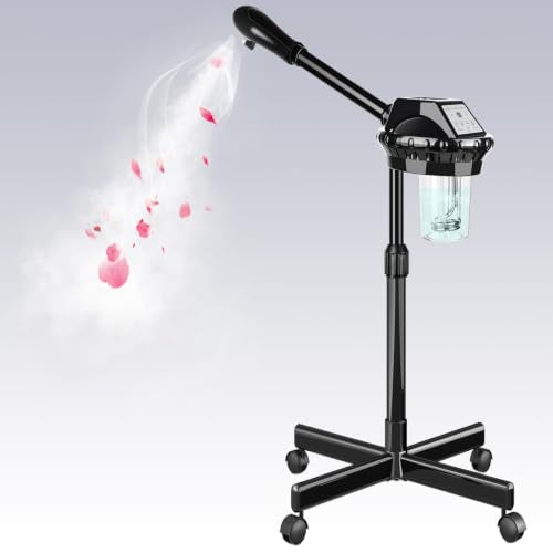 Professional Facial Steamer with Adjustable Stand and Timer
